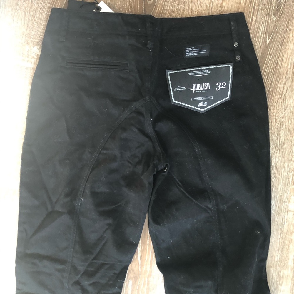 Publish black minutes joggers